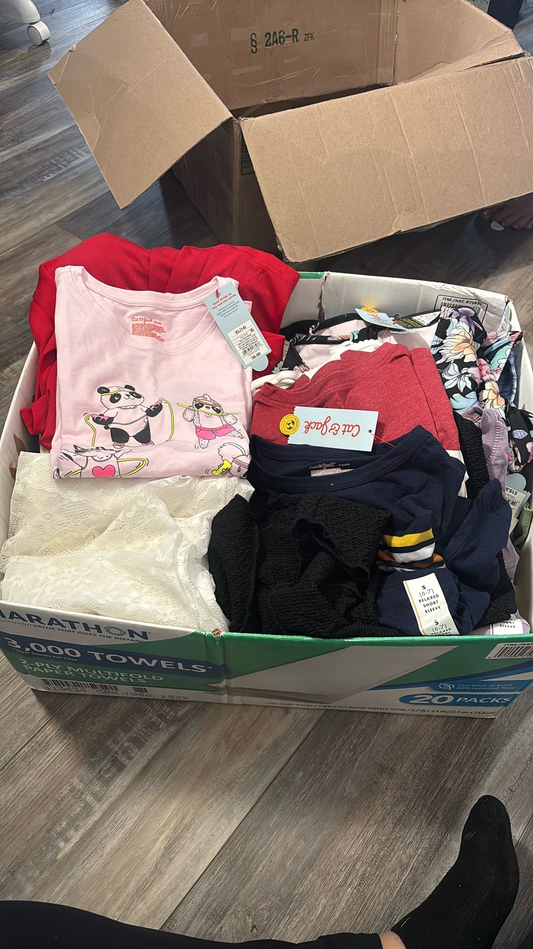 Box Of Kids Clothes 65+ Items!!!