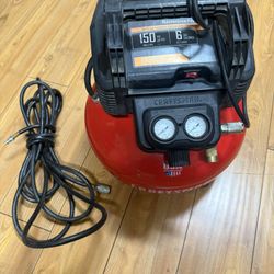 PorterCable 6 Gallon 150psi pancake compressor
