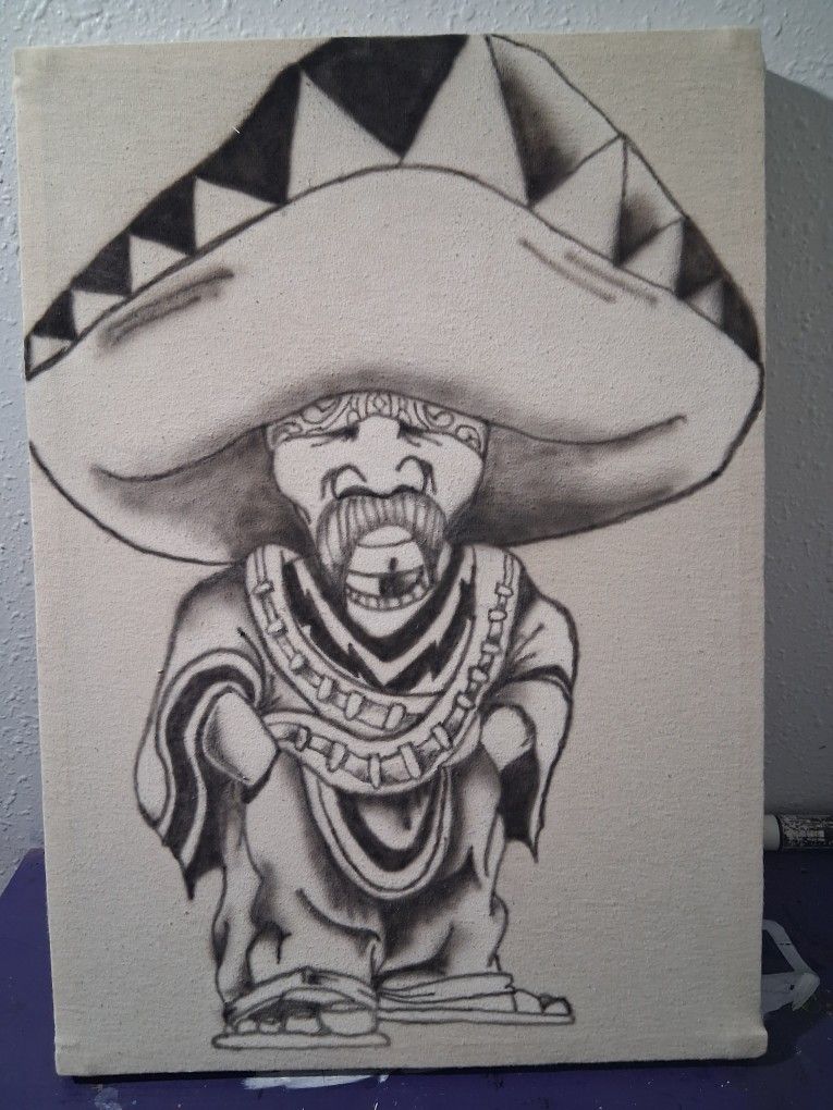 Charro Con Zarape.