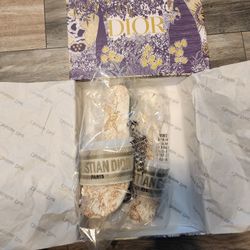C. Dior Dway Slide Sandals Sz 39/ 8-8.5