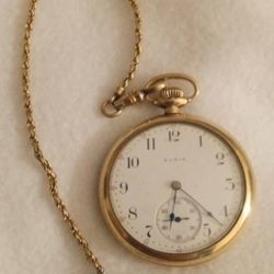 Elgin Pocket Watch 1907 Era