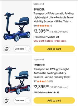 Lightweight Electric Wheelchair