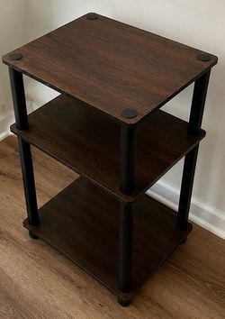 Small Dark Wood Side Table / End Table