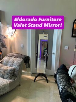 Eldorado Furniture Valet Stand Mirror (1 Available)