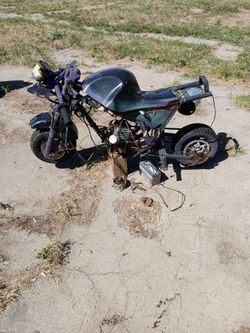 2 stroke pocket bike