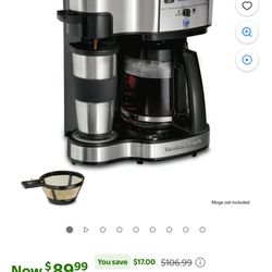 Hamilton Beach dual programmable coffee maker