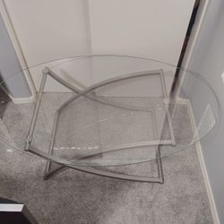 3 Piece Glass Table Set