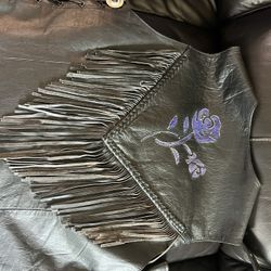 Womens Leather Vest
