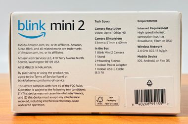 Brand New Sealed Blink Mini 2 (2nd Gen) 1080p HD Smart Security Camera | Color Night View | Two-Way Audio | Alexa Compatible