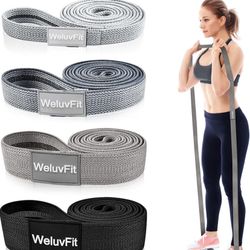 Resistance Bands, We Workout Bands Resistance for Women and Men, Fitness Loop Booty Stretch Exercise Bands for Full Body Workout & Weight Traini