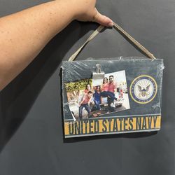 United States Navy Picture Memory Logo Frame