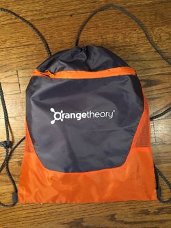 orange theory fitness draw string bag
