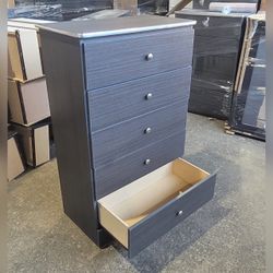 Five drawers dresser with rails / 5 drawers dresser with rails