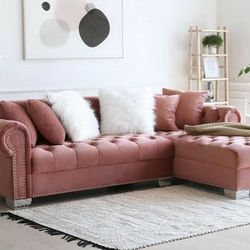 Royal Velvet RAF Sectional Sofa

