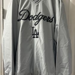 Dodgers Windbreaker Pullover Jacket Raiders Colorway Genuine Merchandise 3XL NWT