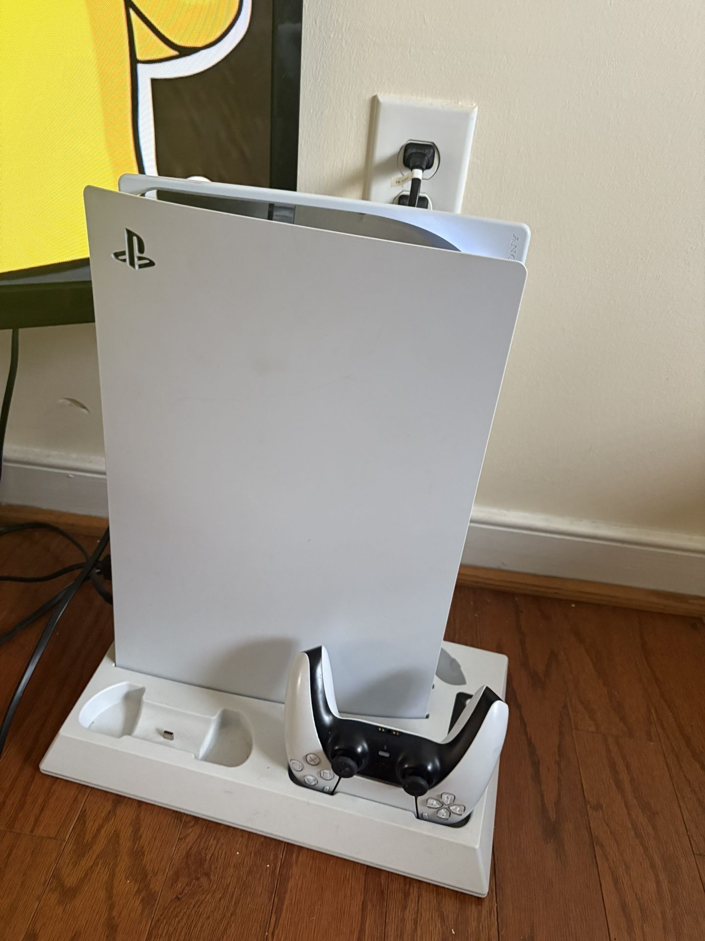 PS5 With Stand, Controller, And NCAA Football 2025 TV Included! Can But Separate