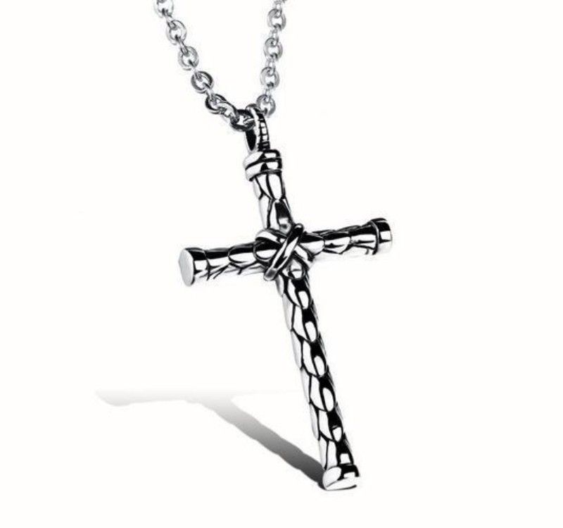 "Classic Cross Christian Necklace for Men, BL084