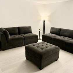 Couch Modular Sectional 6-piece 