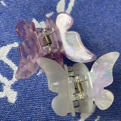 Butterfly 🦋 Hair Clips Both 