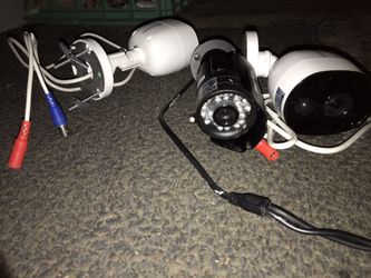 Swann and defeway security cameras no vcr included