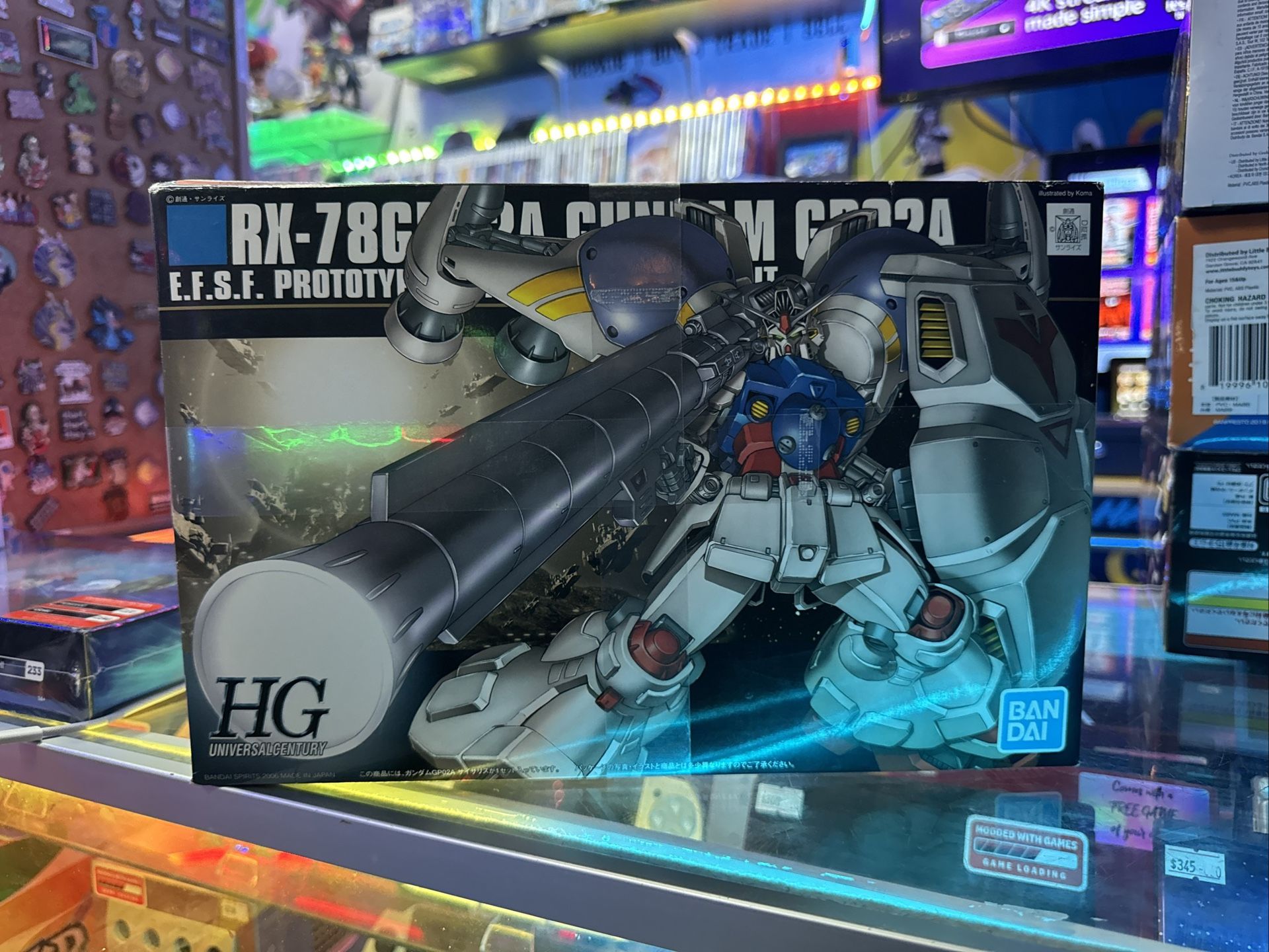 BANDAI HGUC Mobile Suit Gundam 0083 Stardust Memory GP-02A 1/144