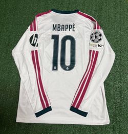 Real Madrid Mbappe Long Sleeved Home Jersey