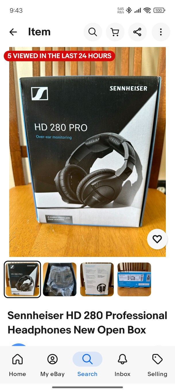 Sennheiser HD 280 Pro Headphones (Brand New!)