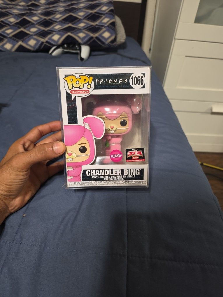 Chandler Bing Bunny Funko Pop Flocked