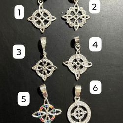 Nudo De Bruja Dije 925 Plata