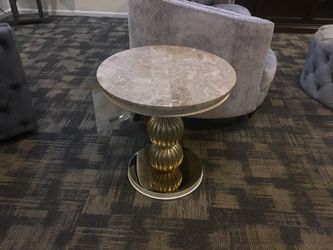 Marble end table