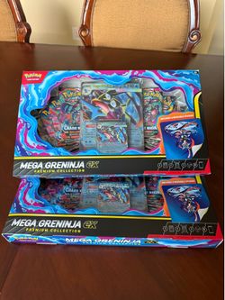 NEW Pokemon TCG Mega Greninja Ex Premium Collection Box