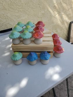 Ceramic Mushrooms 