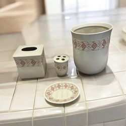 Ceramic Bathroom Set