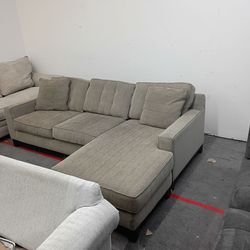 Light brown small sectional