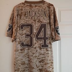 Bo Jackson Raiders Nike U.S.M.C Jersey 