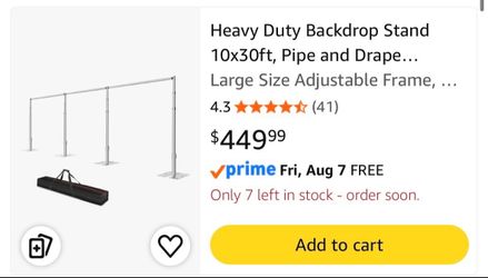 Decoration backdrop stand