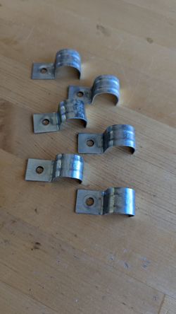 3/4" EMT 1-Hole Straps X6