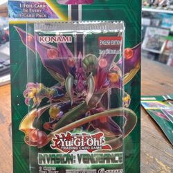 2014 Yu-Gi-Oh invasion vengeance English edition first edition booster pack Factory sealed