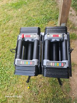 Powerblock Dumbells With Stand