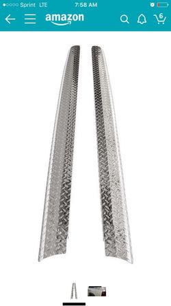 Diamond plate bed side rails