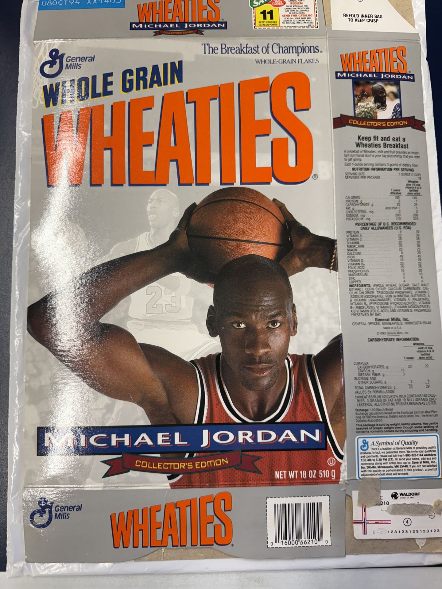 🏀 Michael Jordan Wheaties Collector’s Edition – Opened Box