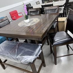 6pc Counter Height 🔥 Take It Home With Only $50 Down 