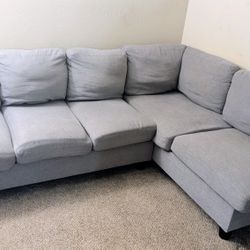 Gray Sectional Sofa 