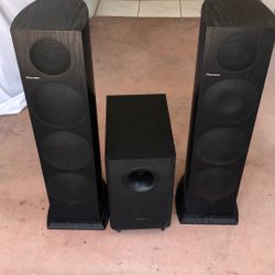 Pioneer Speakers & Subwoofer.