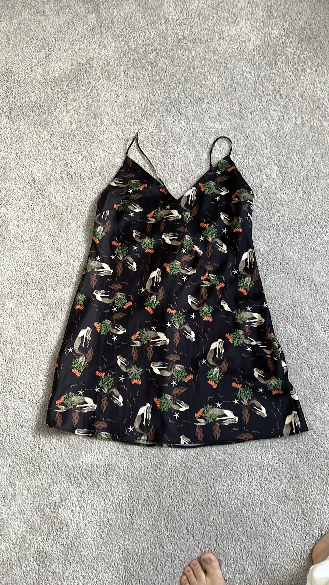 Mermaid Print Dress