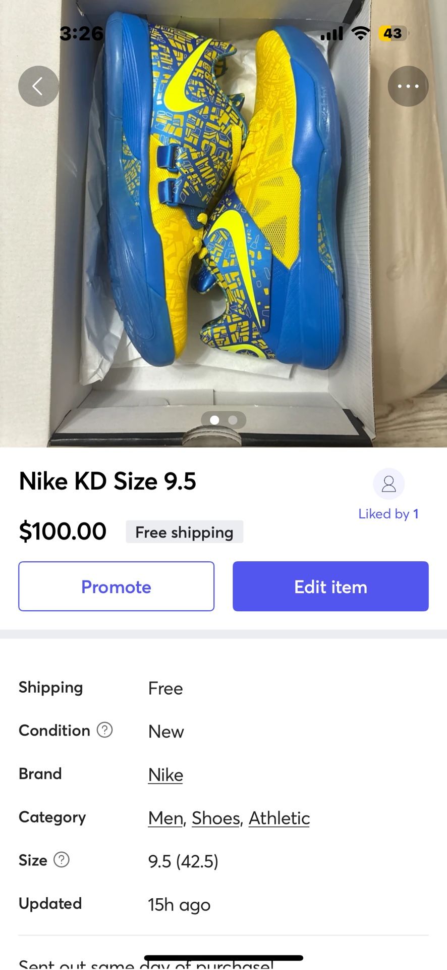 Nike KD Size 9.5