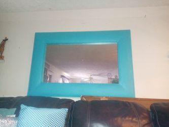 Big Heavy Vintage Wall Mirror, Its 58 In Wide Ans 38 In Tall,$45