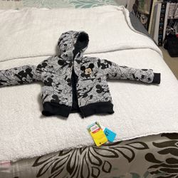 NWT Mickey Sherpa 4t Jacket 