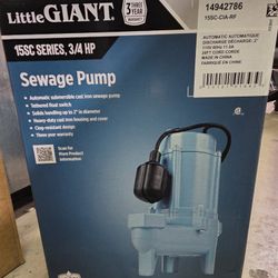 Little Giant Sewage Ejector Pump 