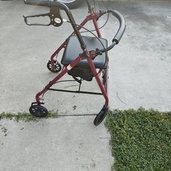 Drive 300ibs Walker With Seat And Carry Bag 65 Firm No Less 